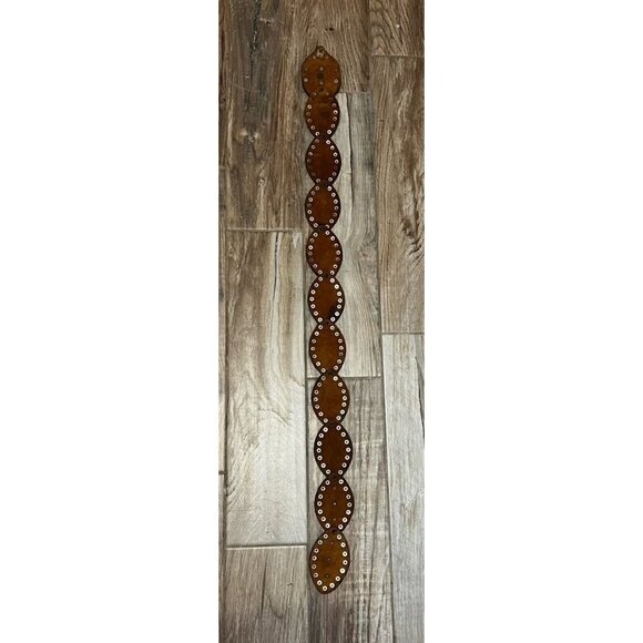 Leatherock Brown Studded Belt